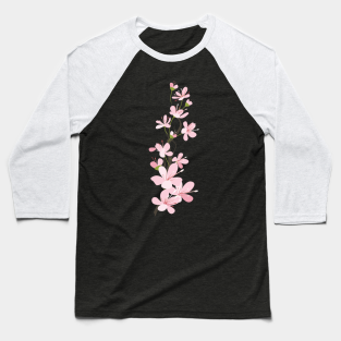 Cherry Blossom Baseball T-Shirt - Sakura Branch by SWON Design